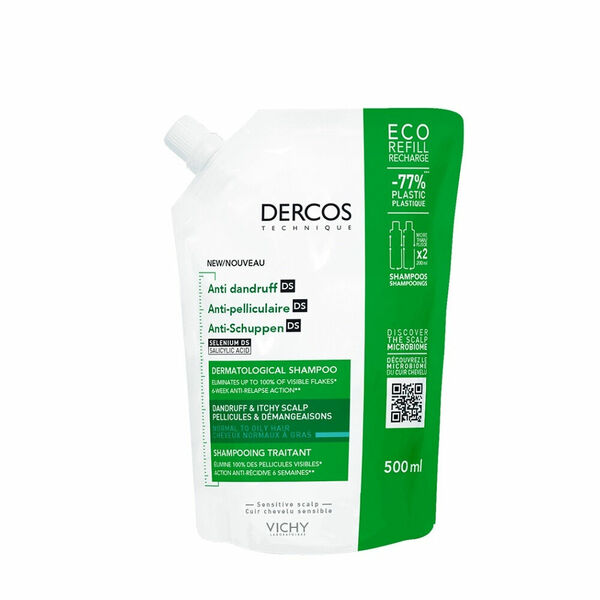 VICHY DERCOS šampon proti lupům Mastné vlasy 500 ml porovnat ceny