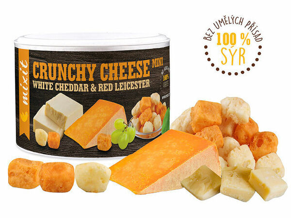 Mixit Křupavý sýr: White Cheddar & Red Leicester 70g porovnat ceny