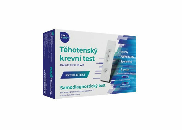 TEST4BODY Rychlotest Těhotenský krevní test porovnat ceny