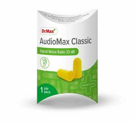 Dr.Max AudioMax Classic 33 dB chránič sluchu 1 pár porovnat ceny