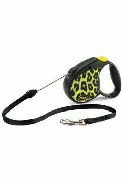 Vodítko Flexi Safari Leopard S Lanko 5m/12kg žlutá porovnat ceny