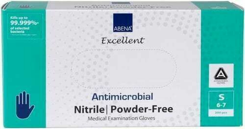 ABENA Rukavice antimikrobiální NITRIL S modré 200k porovnat ceny