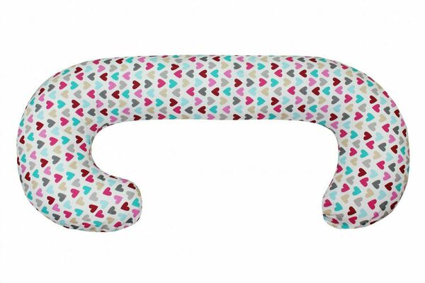 SCAMP univerzální kojící polštář ve tvaru C Colorfull Heart porovnat ceny