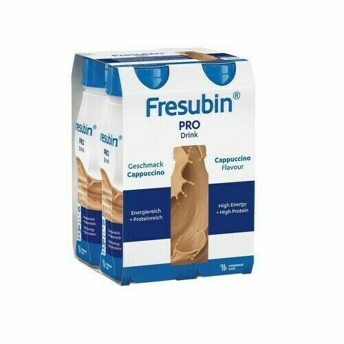 FRESUBIN PRO DRINK PŘÍCHUŤ CAPPUCCINO perorální roztok 4X200ML porovnat ceny
