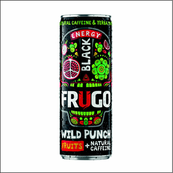 FRUGO Energy Black energetický nápoj 330 ml porovnat ceny