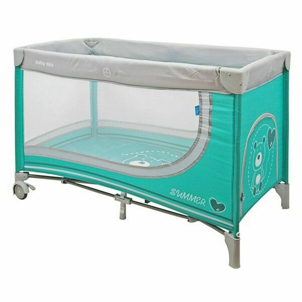 Dětská cestovní postýlka Baby Mix Medvídek blue porovnat ceny