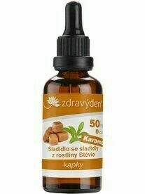 Zdravý den Stevia kapky karamel 50ml porovnat ceny