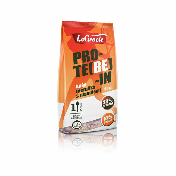LEGRACIE Pro-Te(Be)-In proteinová kaše meruňka s mandlemi 50 g Bez lepku porovnat ceny