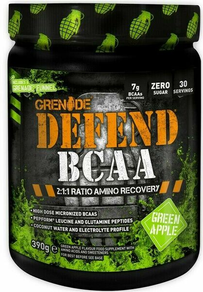 Grenade Defend BCAA zelené jablko 390g porovnat ceny