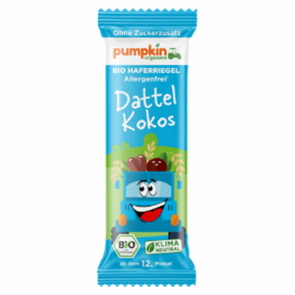 PUMPKIN ORGANICS Ovesná tyčinka s datlemi a kokosem BIO 20 g porovnat ceny
