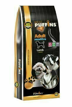 Puffins Dog Adult Sensitive Lamb Rice 1kg porovnat ceny