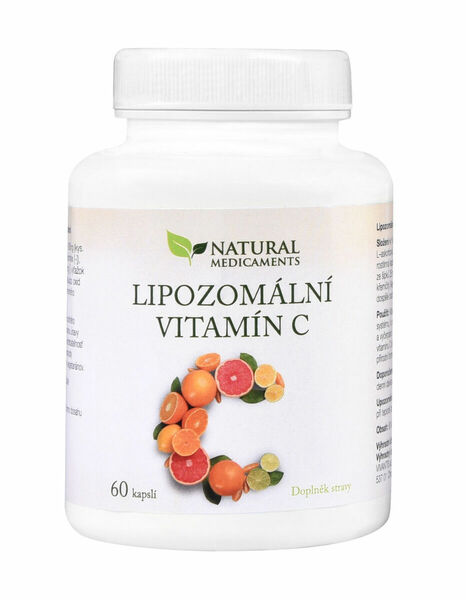 Natural Medicaments Lipozomální vitamín C 60 kapslí porovnat ceny