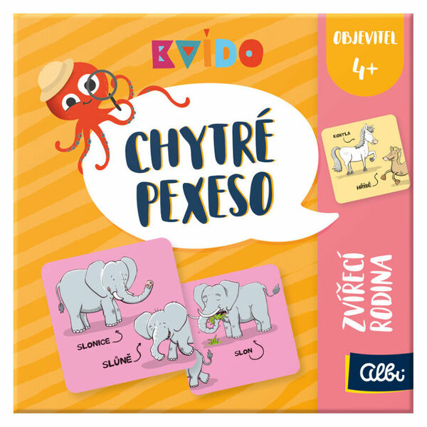 ALBI Kvído Chytré pexeso zvířecí rodina porovnat ceny