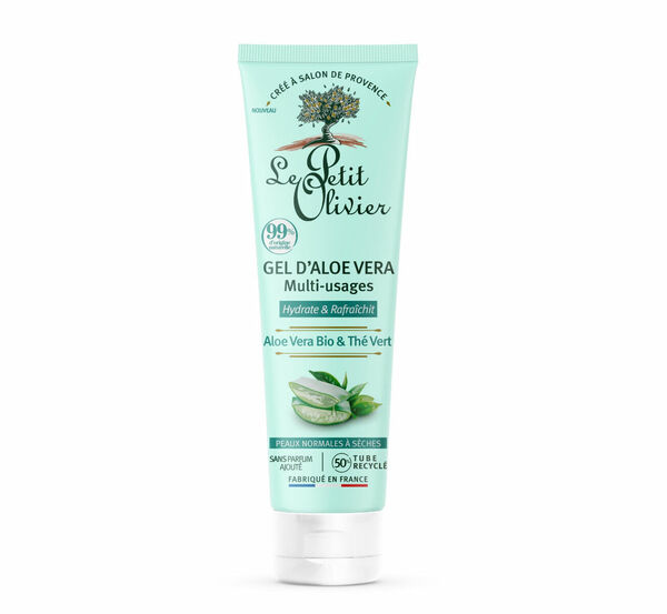 Le Petit Olivier Multifunkční hydratační gel aloe vera a zelený čaj 150 ml porovnat ceny
