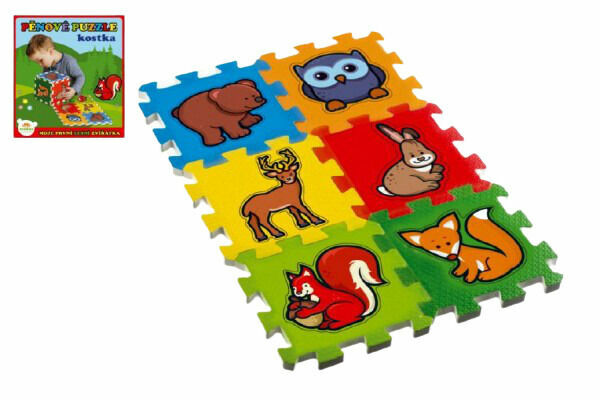 Teddies Pěnové puzzle Moje první lesní zvířátka 6ks porovnat ceny