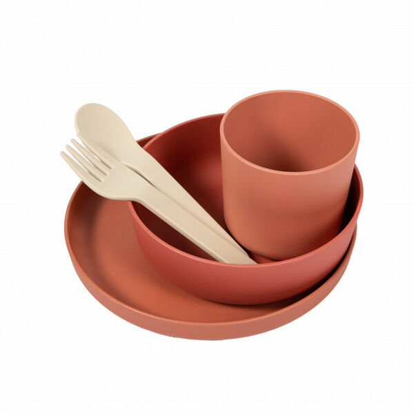Bo Jungle Bo Jungle Jídelní sada CPLA, Terracotta 5ks 5 ks porovnat ceny