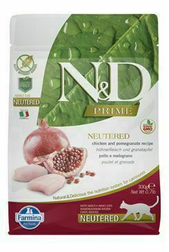 N&d Prime Cat Neutered Chicken & Pomegranate 300g porovnat ceny