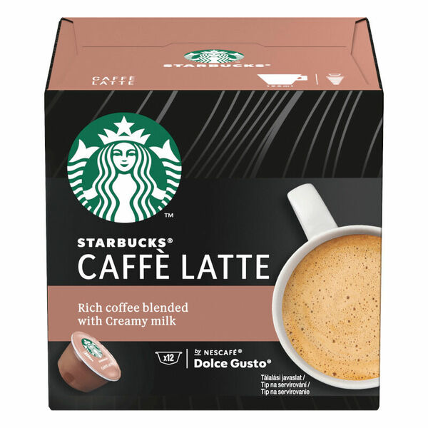 Starbucks® Caffe Latte, kávové kapsle 12ks porovnat ceny