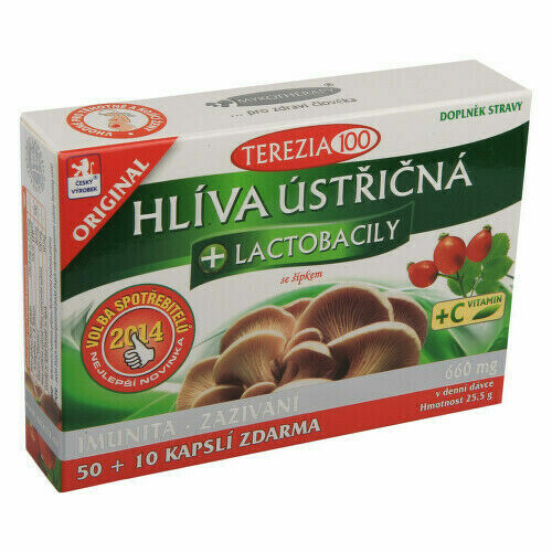 TEREZIA Hlíva ústřičná+lactobacily+vit.C cps.60 porovnat ceny