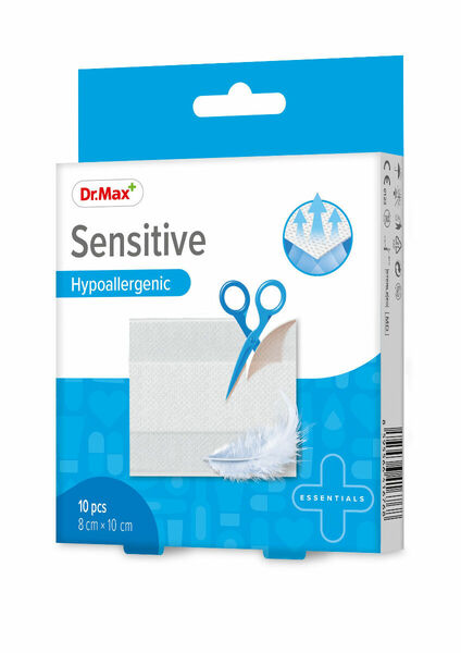 Dr.Max Sensitive Hypoallergenic 8 cm x 10 cm náplast 10 ks porovnat ceny