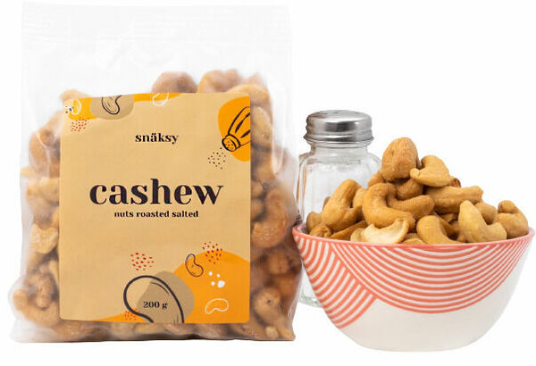 Snӓksy Kešu pražené solené 200 g porovnat ceny