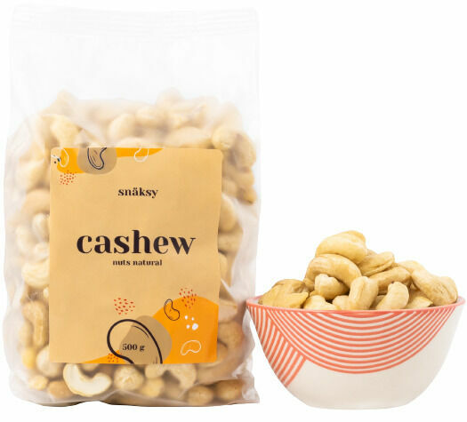 Snӓksy Kešu jádra natural 500 g porovnat ceny