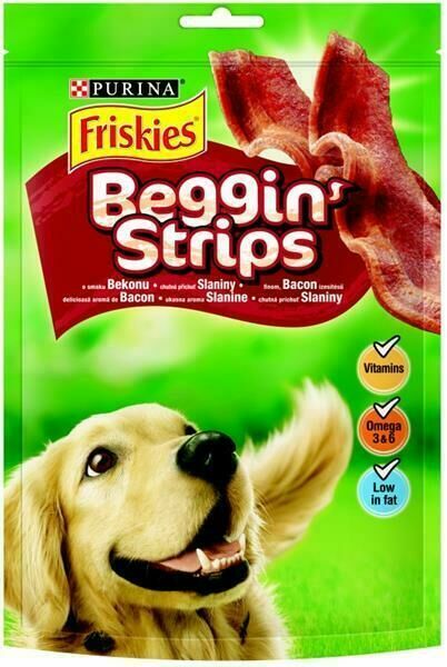 Friskies snack dog - Beggin Strips slanina 120g porovnat ceny