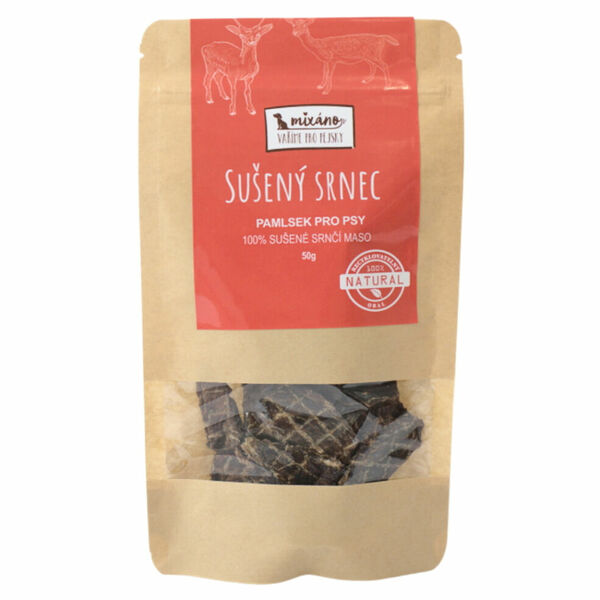 MIXÁNO Sušený srnec pamlsek pro psy 50 g porovnat ceny