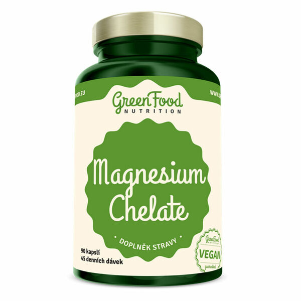 GREENFOOD NUTRITION Magnesium chelát 90 kapslí porovnat ceny