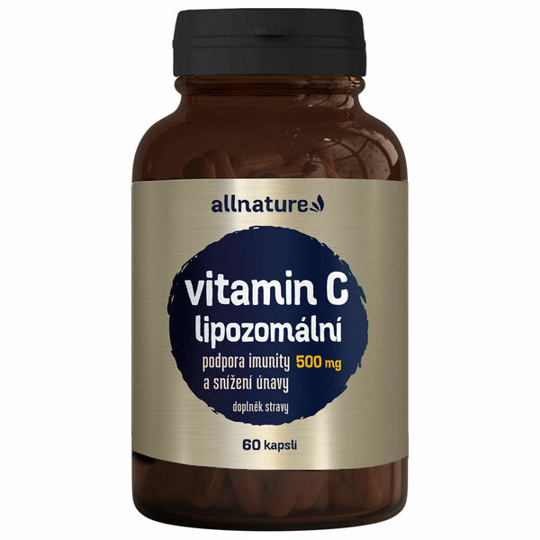 ALLNATURE Lipozomální vitamin C 500 mg 60 kapslí porovnat ceny