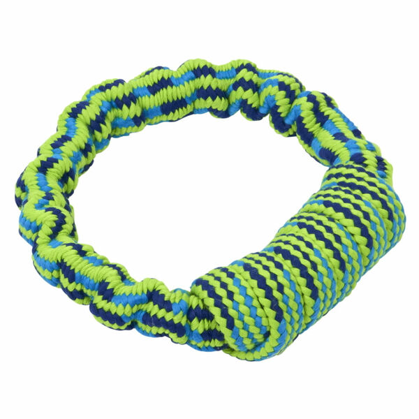 KRUUSE Hračka pes bungee kruh modrá/zelená 16 cm porovnat ceny