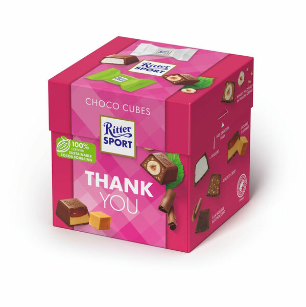 RITTER Sport mix čokoládek v krabičce Thank you 176 g porovnat ceny