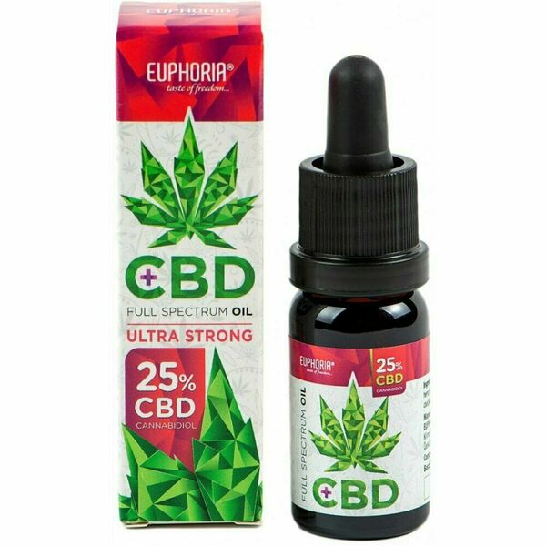 Euphoria CBD olej 25% 10ml porovnat ceny