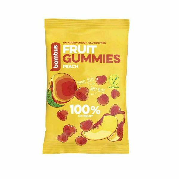 Bombus Fruit Gummies Peach 35 g porovnat ceny