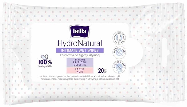 Bella Medica  Bella intimní vlhčené ubrousky Hydronatural 20ks porovnat ceny