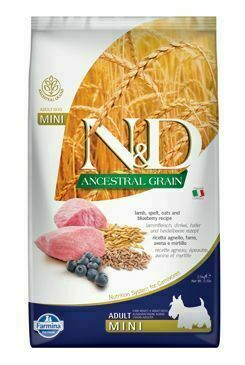 N&d Lg Dog Adult Mini Lamb & Blueberry 2,5kg porovnat ceny