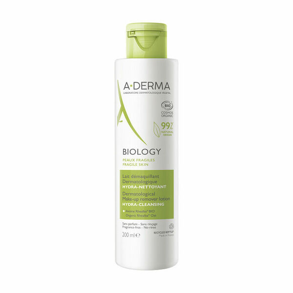 A-DERMA BIOLOGY Dermatologické odličovací mléko HYDRATAČNÍ-ČISTÍCÍ 200ml porovnat ceny