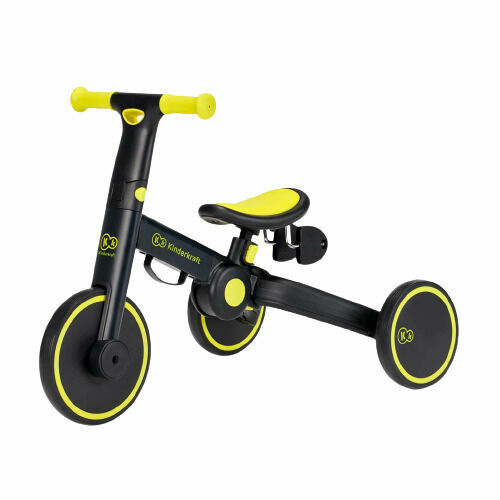 Kinderkraft Tříkolka 4TRIKE černá/žlutá 1 ks porovnat ceny