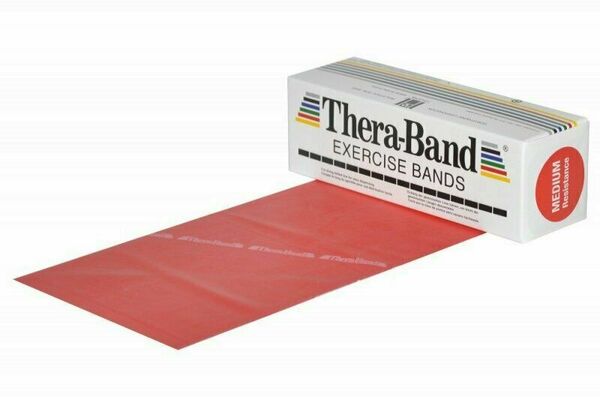 Theraband  Thera-Band posilovací guma 5,5m - Červená, středně silná porovnat ceny