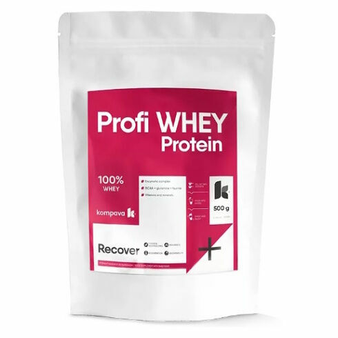 KOMPAVA Profi WHEY Protein 500 g jahoda porovnat ceny