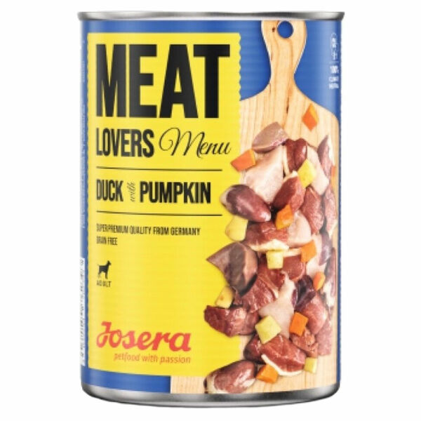 JOSERA Meat Lovers Menu Duck with Pumpkin konzerva pro psy 400 g porovnat ceny