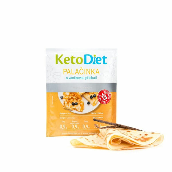 KETODIET Proteinová palačinka s vanilkovou příchutí bez lepku 7 porcí porovnat ceny