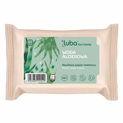 LUBA Vlhčený toaletní papír Aloe 50 ks porovnat ceny