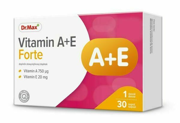 Dr.Max Vitamin A + E Forte 30 kapslí porovnat ceny
