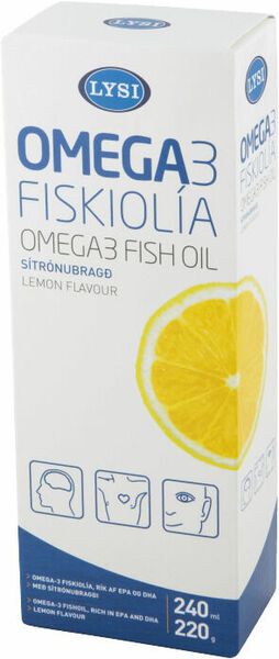 Lysi Omega 3 oil lemon 240 ml porovnat ceny
