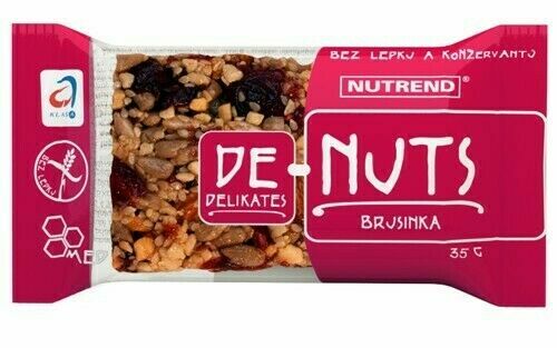 Nutrend  Denuts Ořechová tyčinka Brusinka 35g porovnat ceny