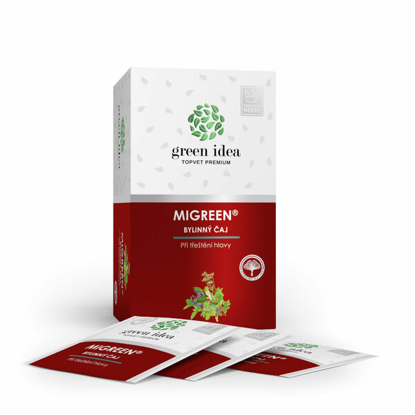 Green idea Migreen bylinný čaj 20x1,5 g porovnat ceny