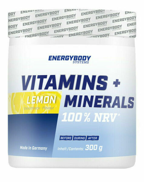 EnergyBody Vitamins + Minerals lemon 300g porovnat ceny