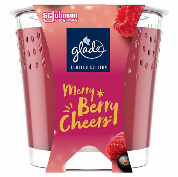 GLADE Svíčka vonná Merry Berry Cheers 129 g porovnat ceny