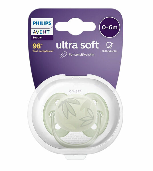 Philips Avent Šidítko Ultrasoft Premium 0-6m zelená porovnat ceny